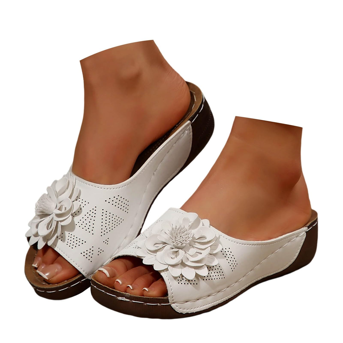 Sandali Donna Ortopediche Scarpe Estive Eleganti Comodi Antiscivolo Ciabatte Leggeri Morbido Pianta Larga Sandalo Per Fascite Plantare Infradito Basso Spiaggia Doccia Gomma Pantofole
