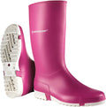 DUNLOP Protective Footwear, K272111, Sport, Rosa ShockIng/Bianco