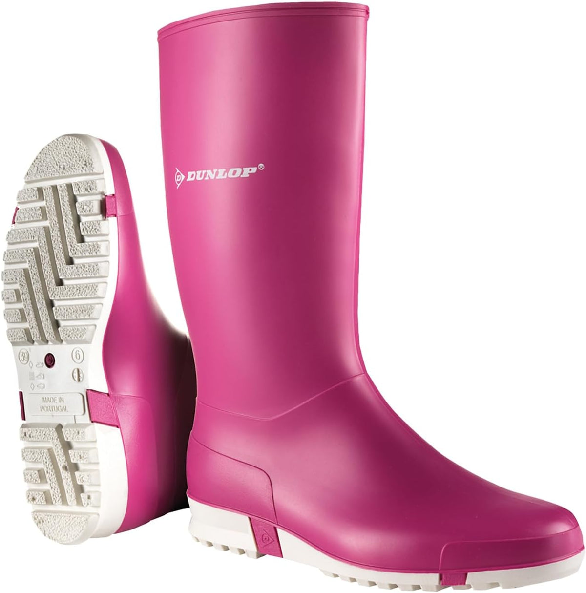 DUNLOP Protective Footwear, K272111, Sport, Rosa ShockIng/Bianco