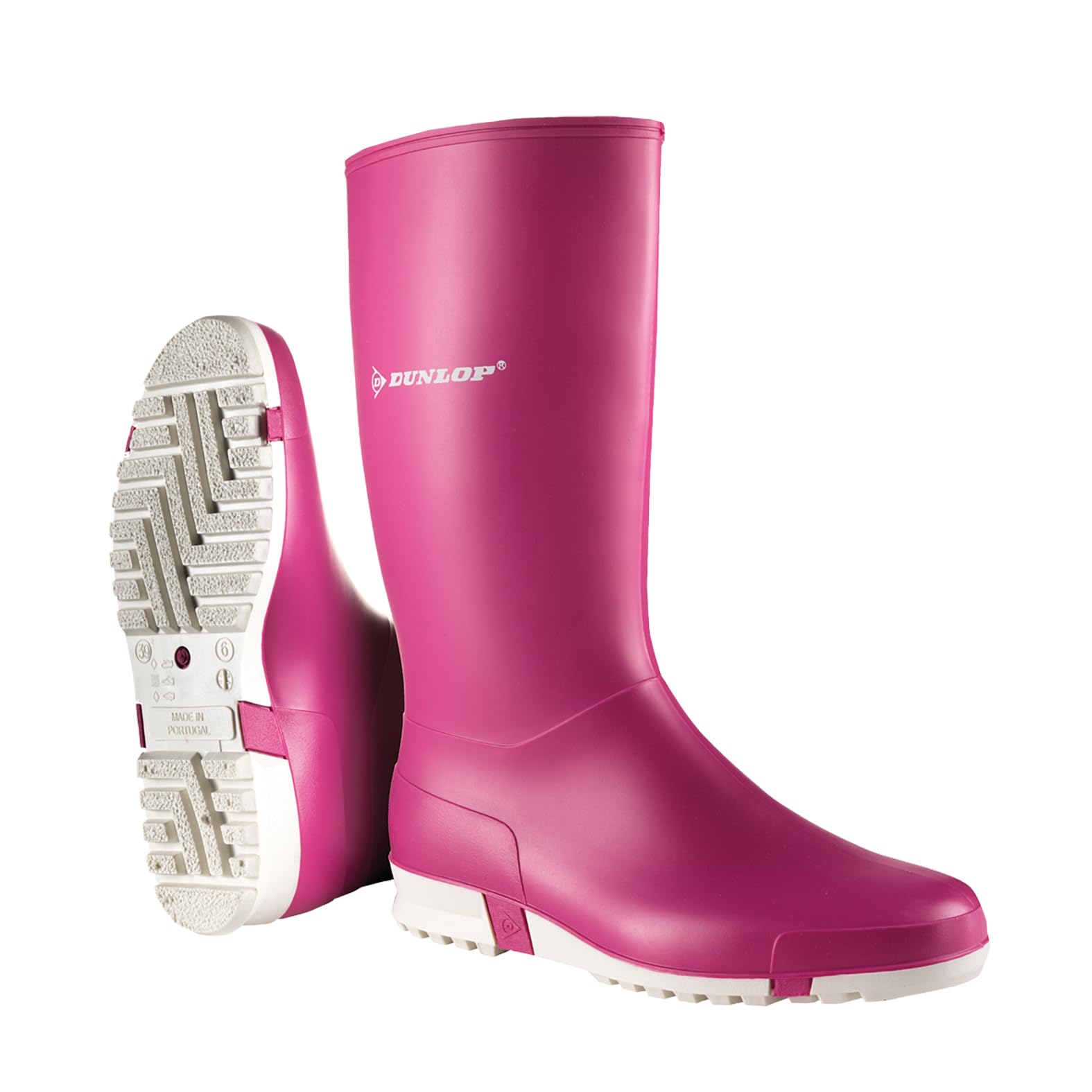 DUNLOP Protective Footwear, K272111, Sport, Rosa ShockIng/Bianco