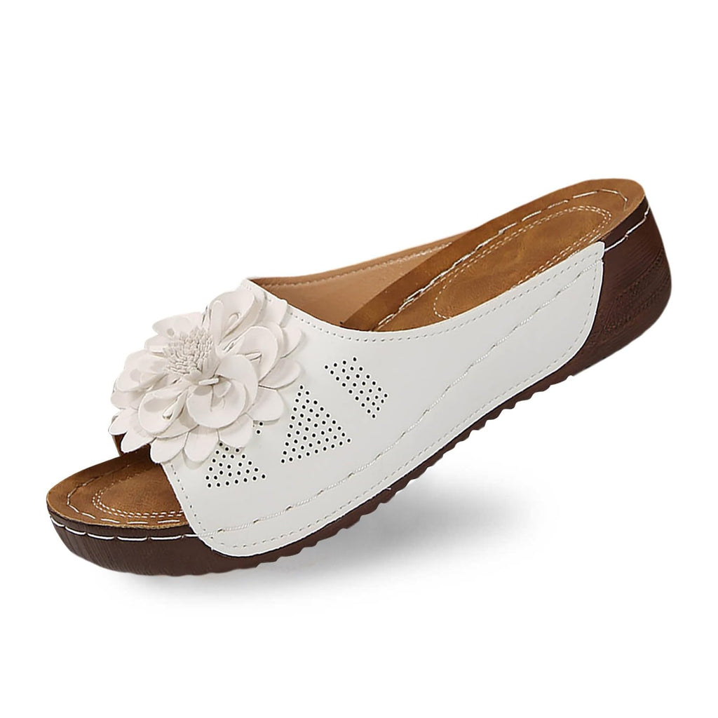 Sandali Donna Ortopediche Scarpe Estive Eleganti Comodi Antiscivolo Ciabatte Leggeri Morbido Pianta Larga Sandalo Per Fascite Plantare Infradito Basso Spiaggia Doccia Gomma Pantofole