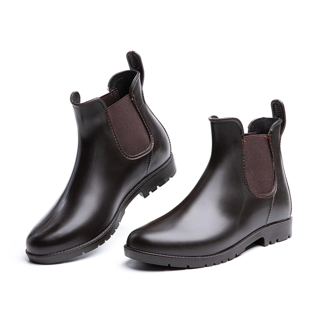 Hitmars Stivali Pioggia Donna Gomma Scarpe Impermeabili Chelsea Boots