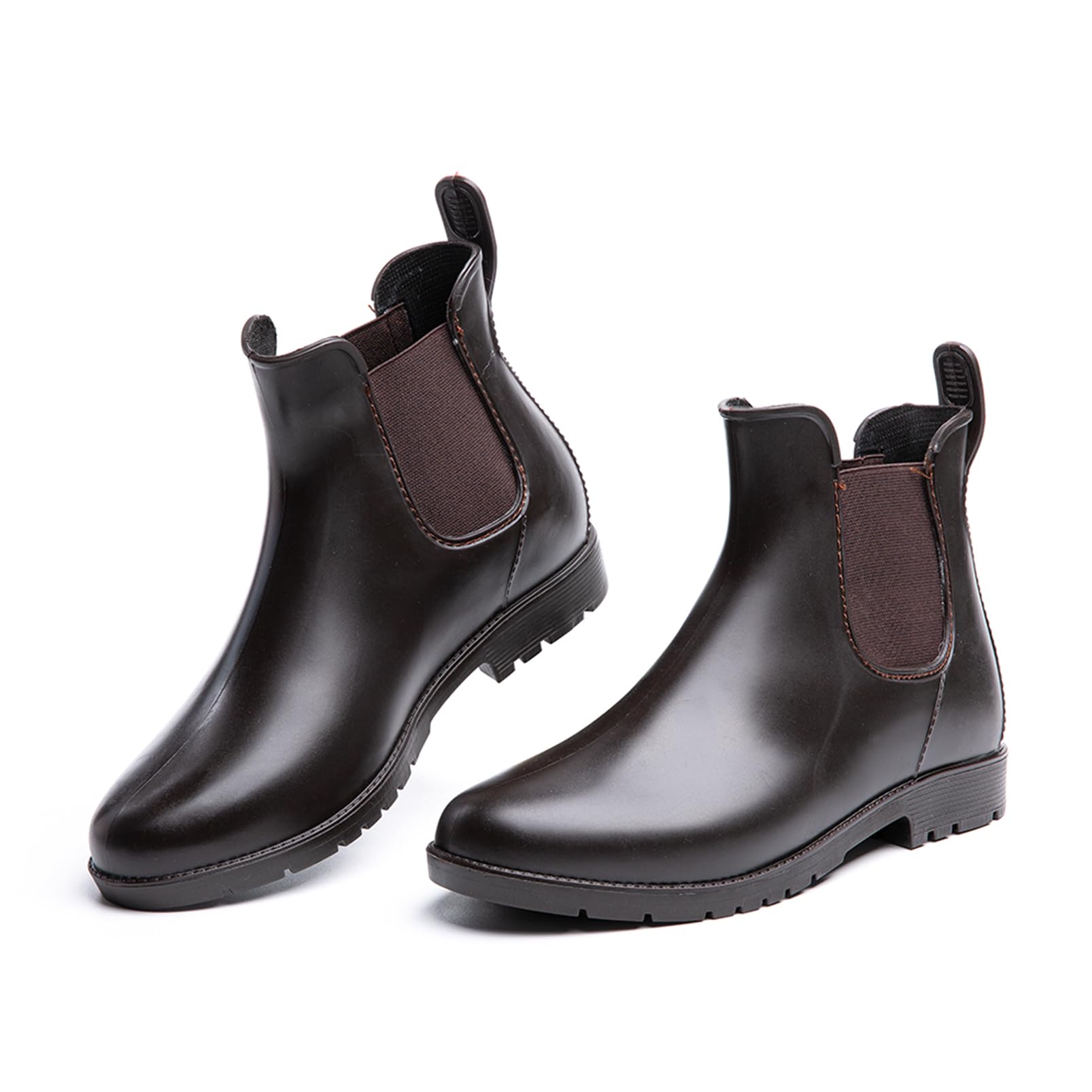 Hitmars Stivali Pioggia Donna Gomma Scarpe Impermeabili Chelsea Boots
