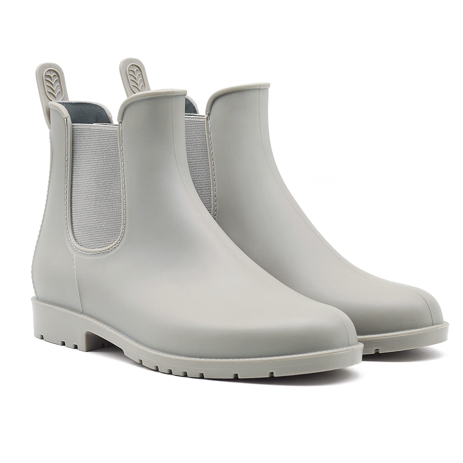 Geweo Stivali Di Gomma Donna Chelsea Uomo Impermeabile Antivento in Nero Marrone Grigio Rosso Bianco Taglia 35-43