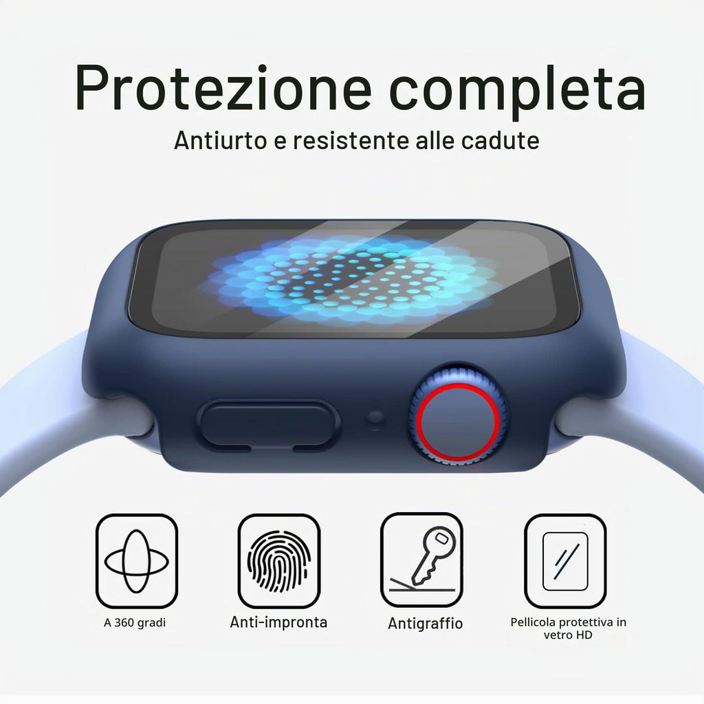 JETech Cover per Apple Watch Series 11/10 46mm, Nero