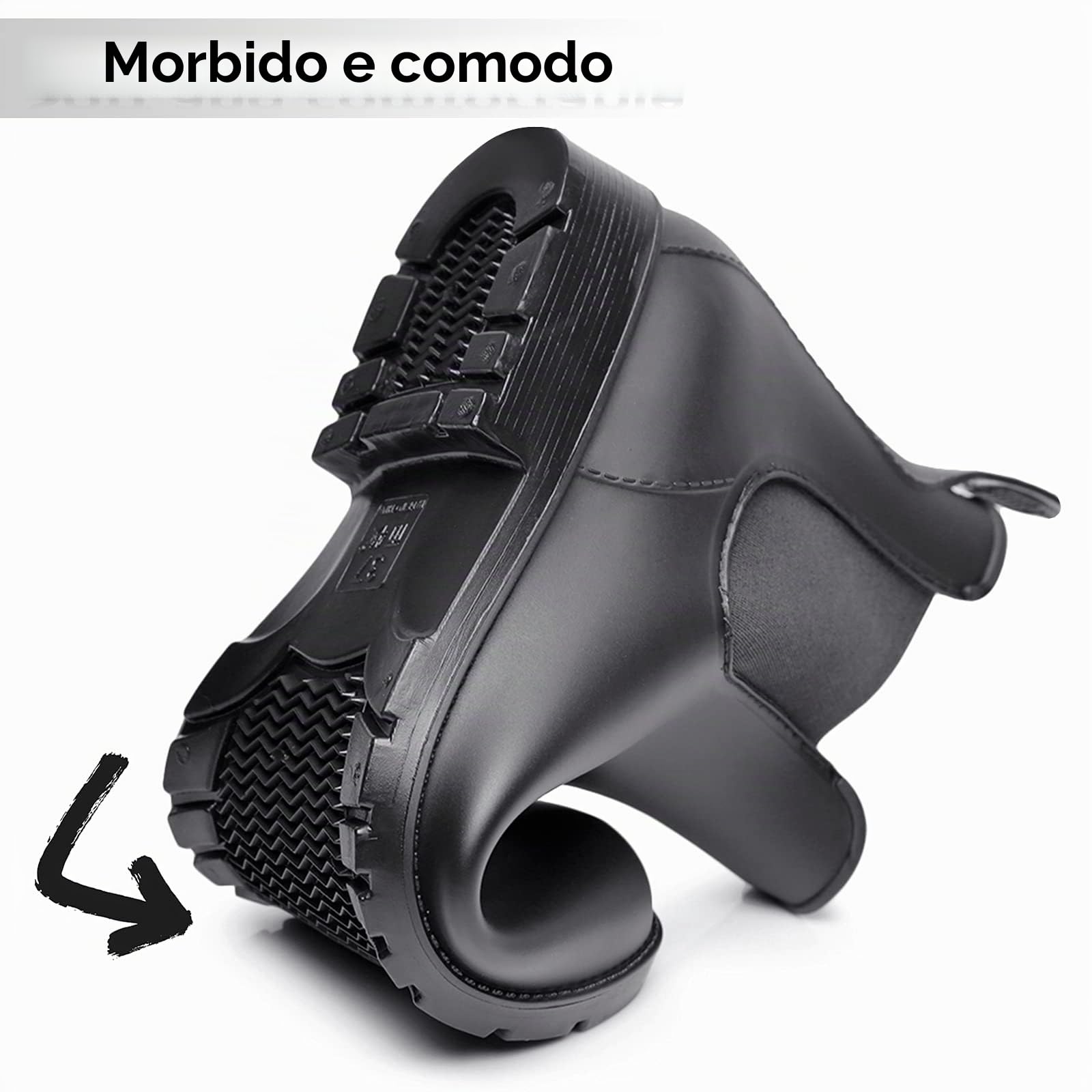 Geweo Stivali Di Gomma Donna Chelsea Uomo Impermeabile Antivento in Nero Marrone Grigio Rosso Bianco Taglia 35-43