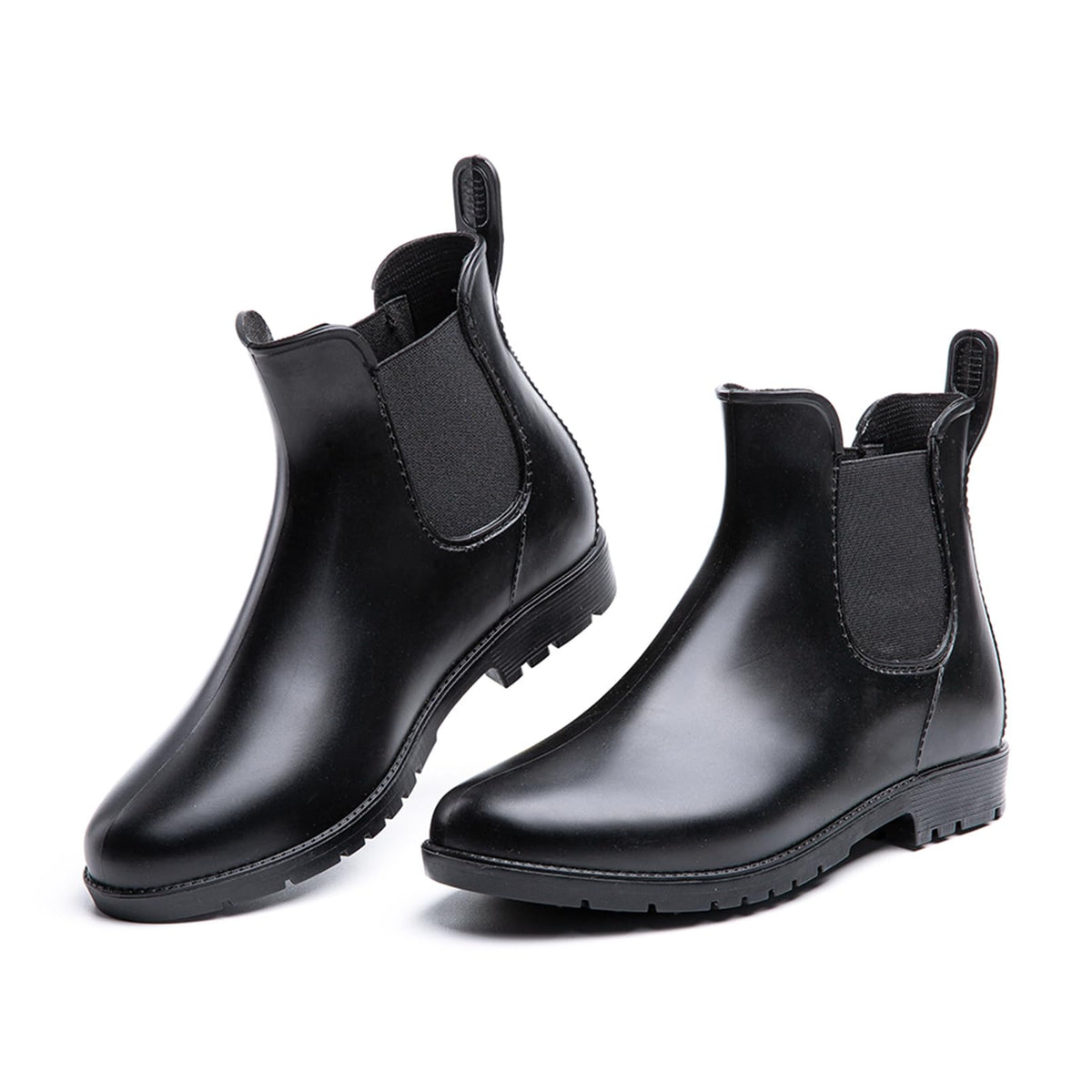 Hitmars Stivali Pioggia Donna Gomma Scarpe Impermeabili Chelsea Boots