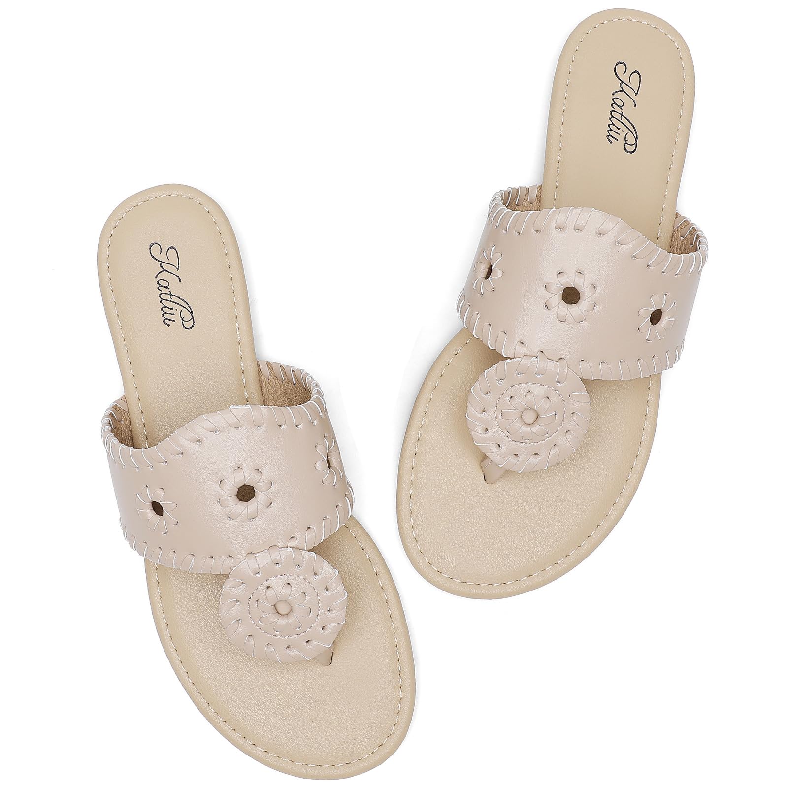 katliu Sandali Donna Infradito Estivi con Cucitura 36-42