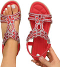 Sandali Donna Estive Gioiello Comodi Eleganti Sandalo da Spiaggia Antiscivolo Lavabili Scarpe Estivo Morbida Punta Aperta Ciabatte Leggero Bohémien 36-46