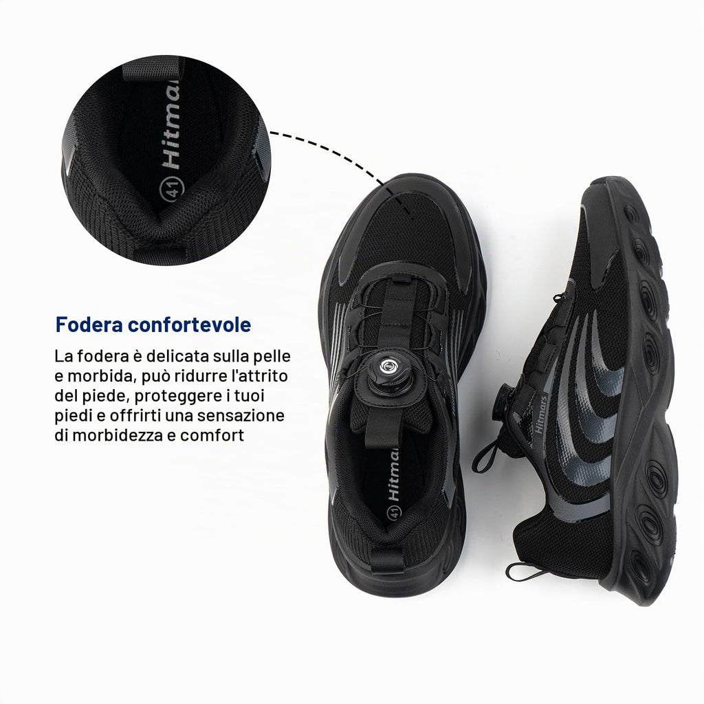 Hitmars Scarpe da Ginnastica Uomo Scarpe Running Uomo Leggere Traspiranti Scarpe da Corsa Sportive Tennis Jogging Outdoor Fitness Sneaker Gr.39-47