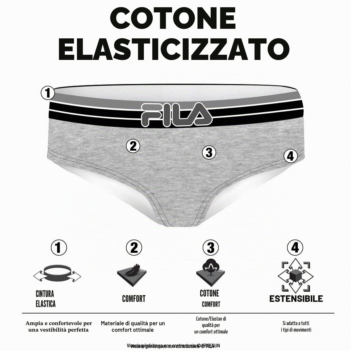 Fila FU6049 Underwear Donna