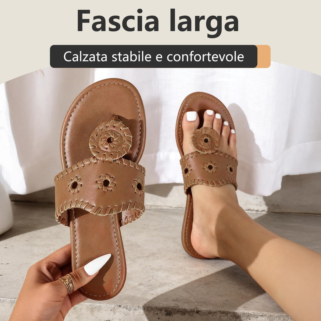 katliu Sandali Donna Infradito Estivi con Cucitura 36-42