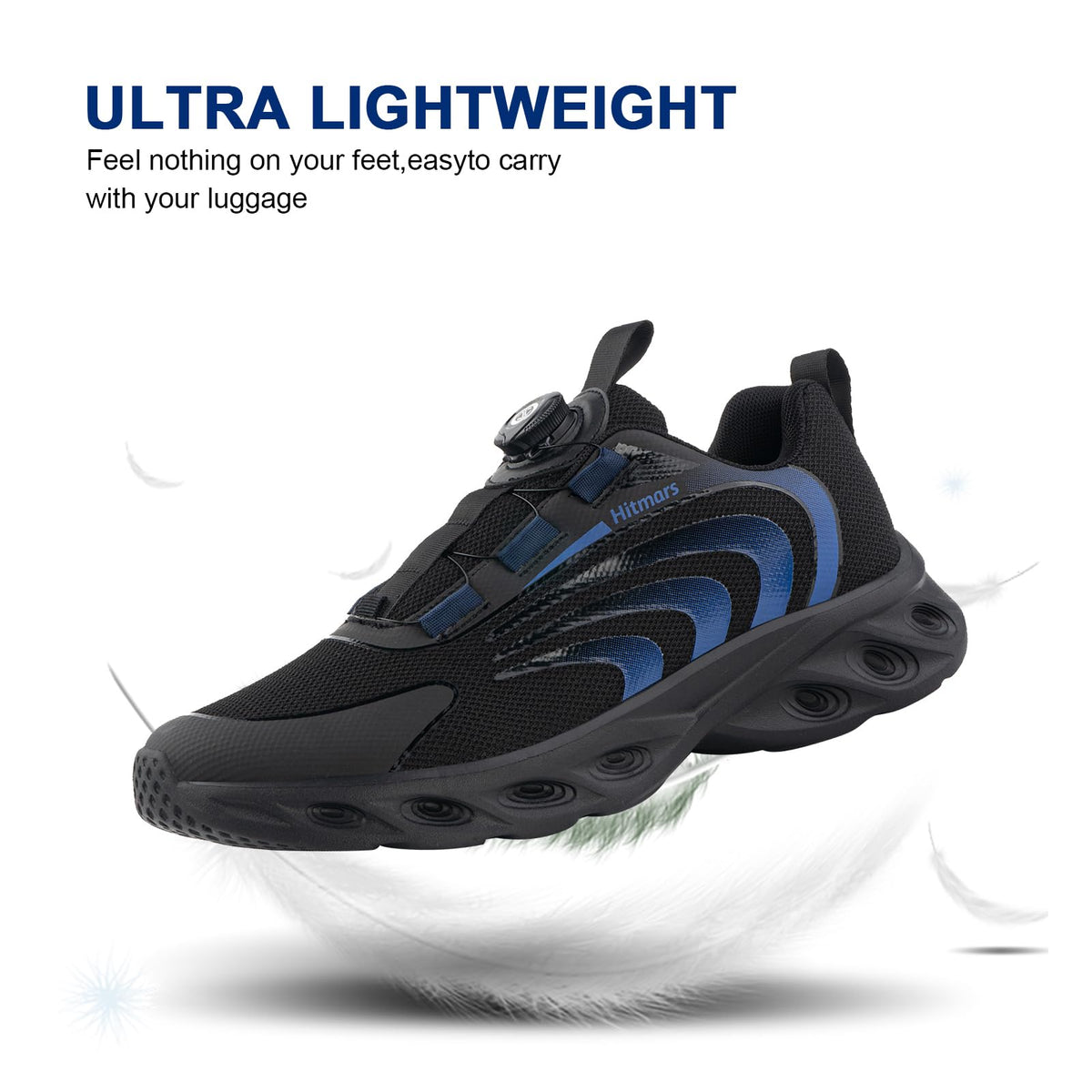 Hitmars Scarpe da Ginnastica Uomo Scarpe Running Uomo Leggere Traspiranti Scarpe da Corsa Sportive Tennis Jogging Outdoor Fitness Sneaker Gr.39-47