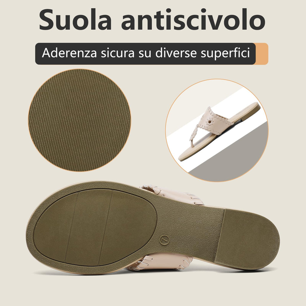 katliu Sandali Donna Infradito Estivi con Cucitura 36-42