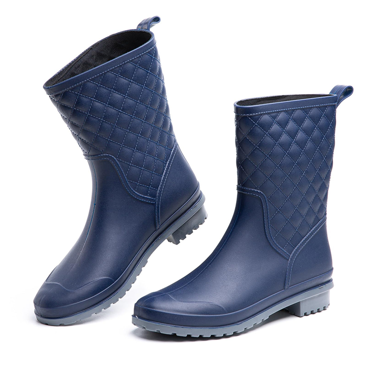 Hitmars Stivali Pioggia Donna Gomma Scarpe Impermeabili Chelsea Boots