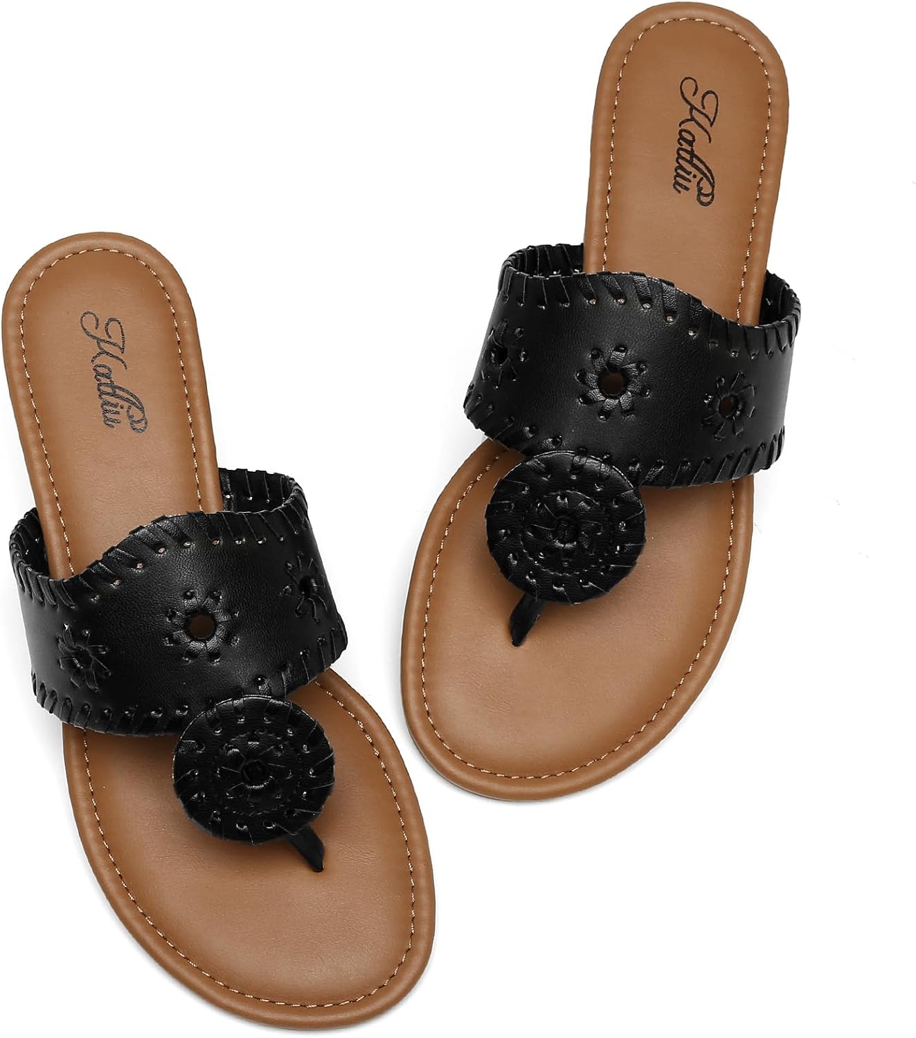 katliu Sandali Donna Infradito Estivi con Cucitura 36-42