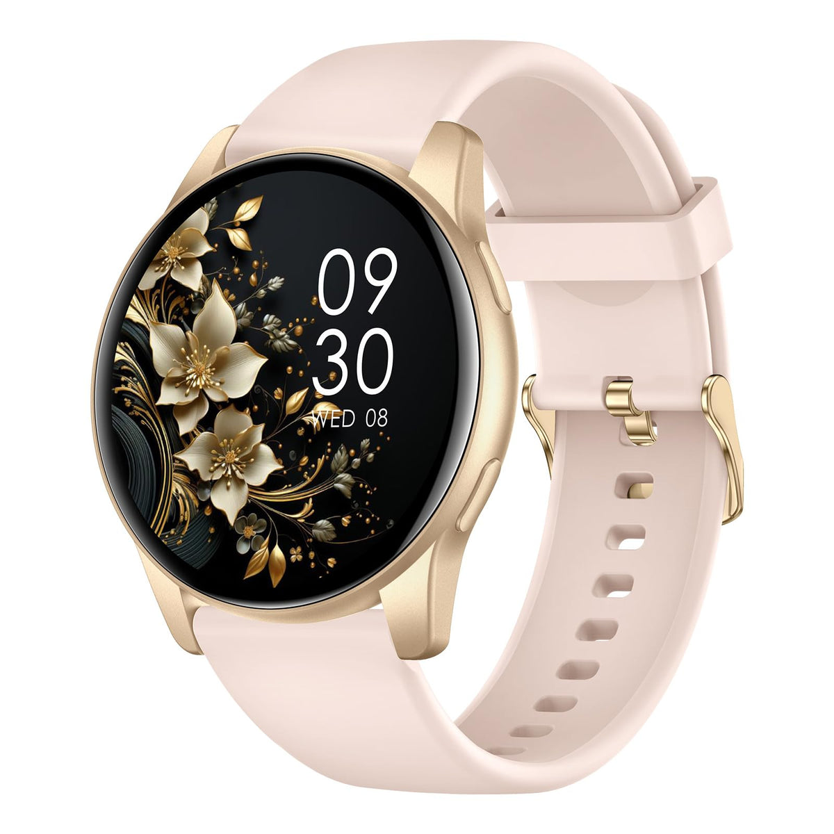 AcclaFit Smartwatch Uomo Donna con Chiamate Bluetooth, Orologio Fitness Rotondo da 1,38" con 147+ Modalità Sportive, Cardiofrequenzimetro, Sonno, IP68 Impermeabile, Compatibile con Android iOS
