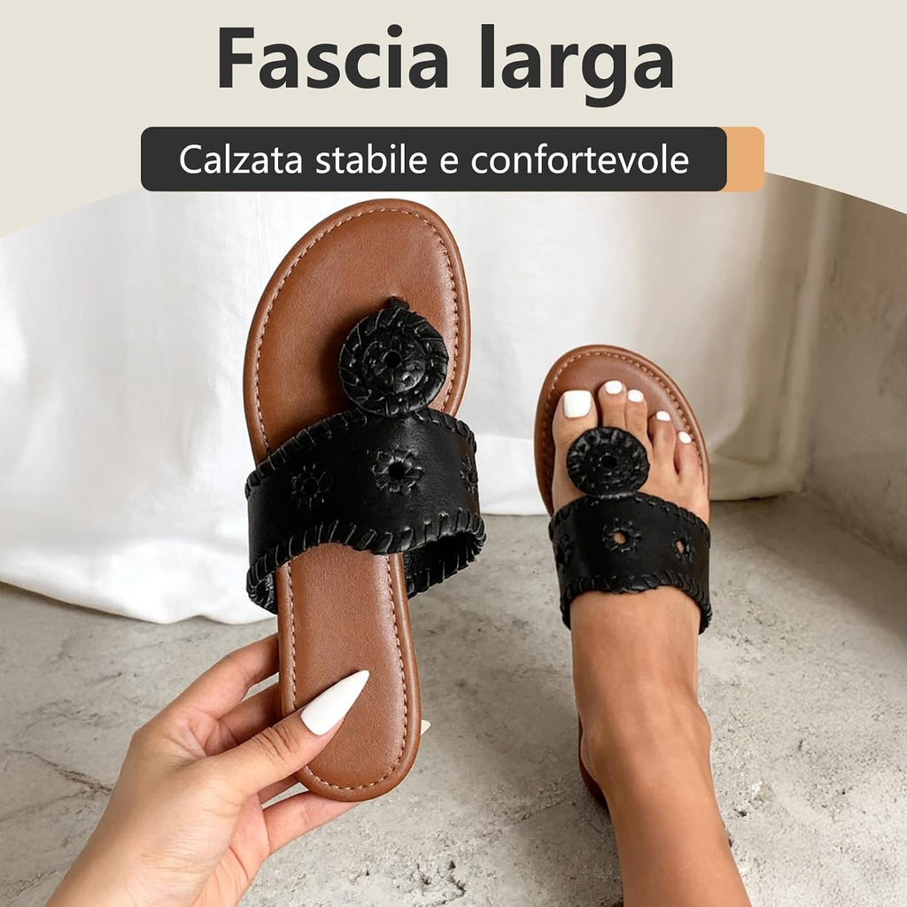 katliu Sandali Donna Infradito Estivi con Cucitura 36-42