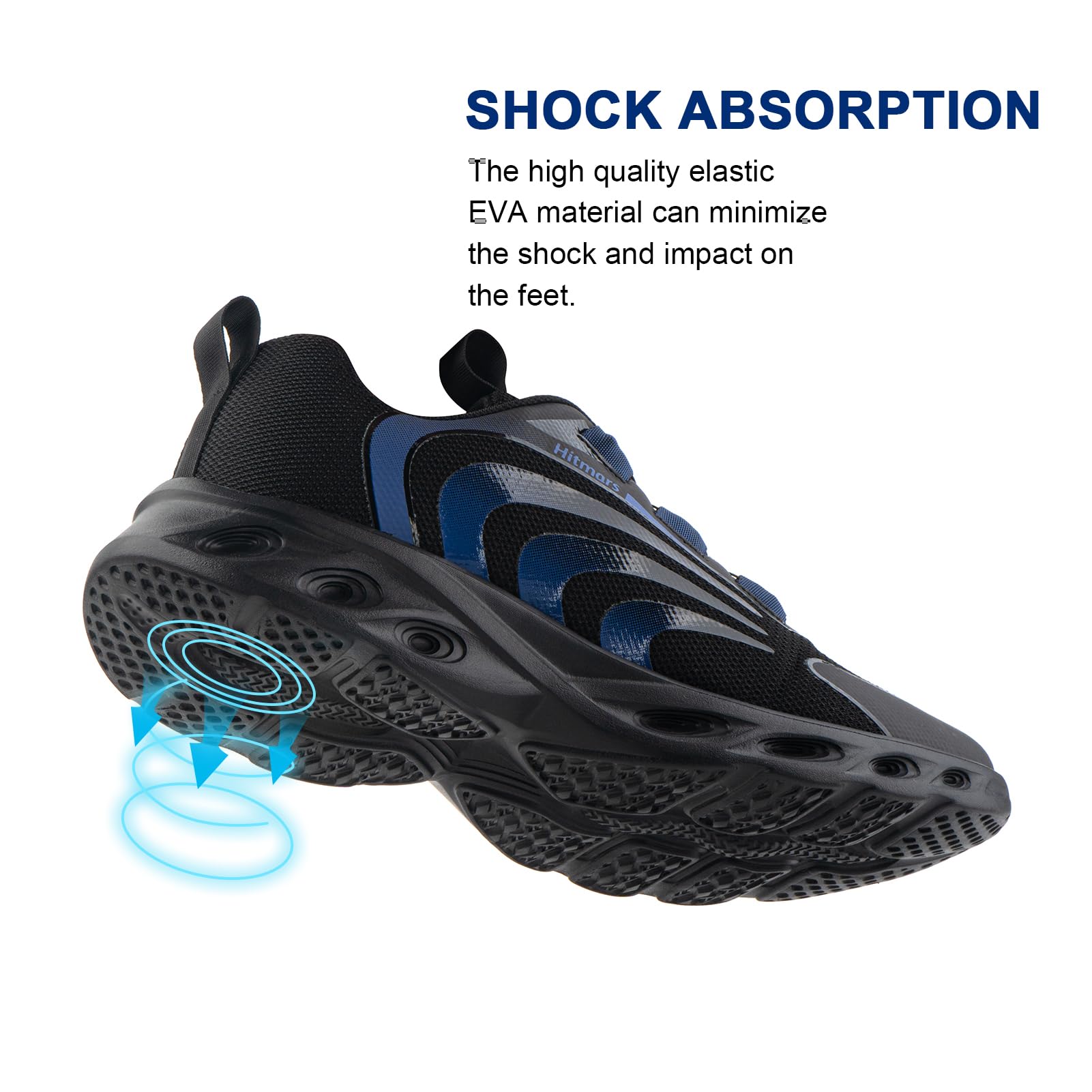 Hitmars Scarpe da Ginnastica Uomo Scarpe Running Uomo Leggere Traspiranti Scarpe da Corsa Sportive Tennis Jogging Outdoor Fitness Sneaker Gr.39-47