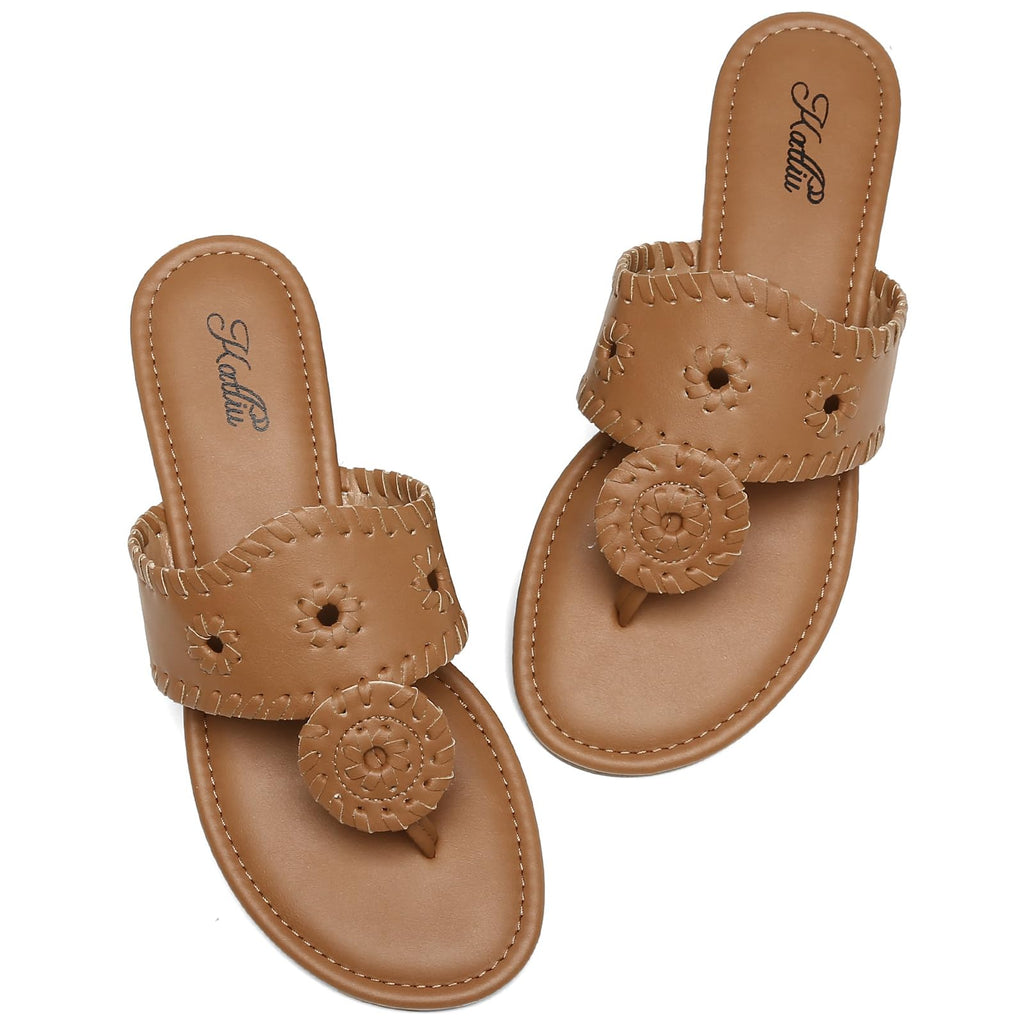 katliu Sandali Donna Infradito Estivi con Cucitura 36-42