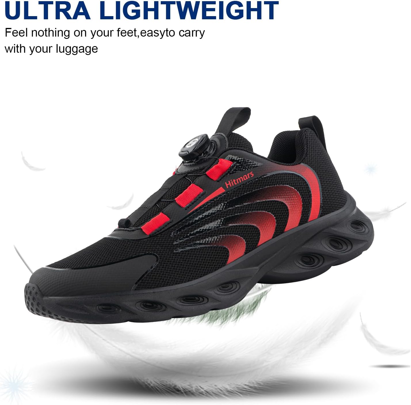 Hitmars Scarpe da Ginnastica Uomo Scarpe Running Uomo Leggere Traspiranti Scarpe da Corsa Sportive Tennis Jogging Outdoor Fitness Sneaker Gr.39-47