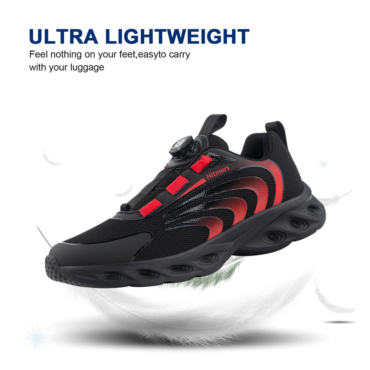 Hitmars Scarpe da Ginnastica Uomo Scarpe Running Uomo Leggere Traspiranti Scarpe da Corsa Sportive Tennis Jogging Outdoor Fitness Sneaker Gr.39-47