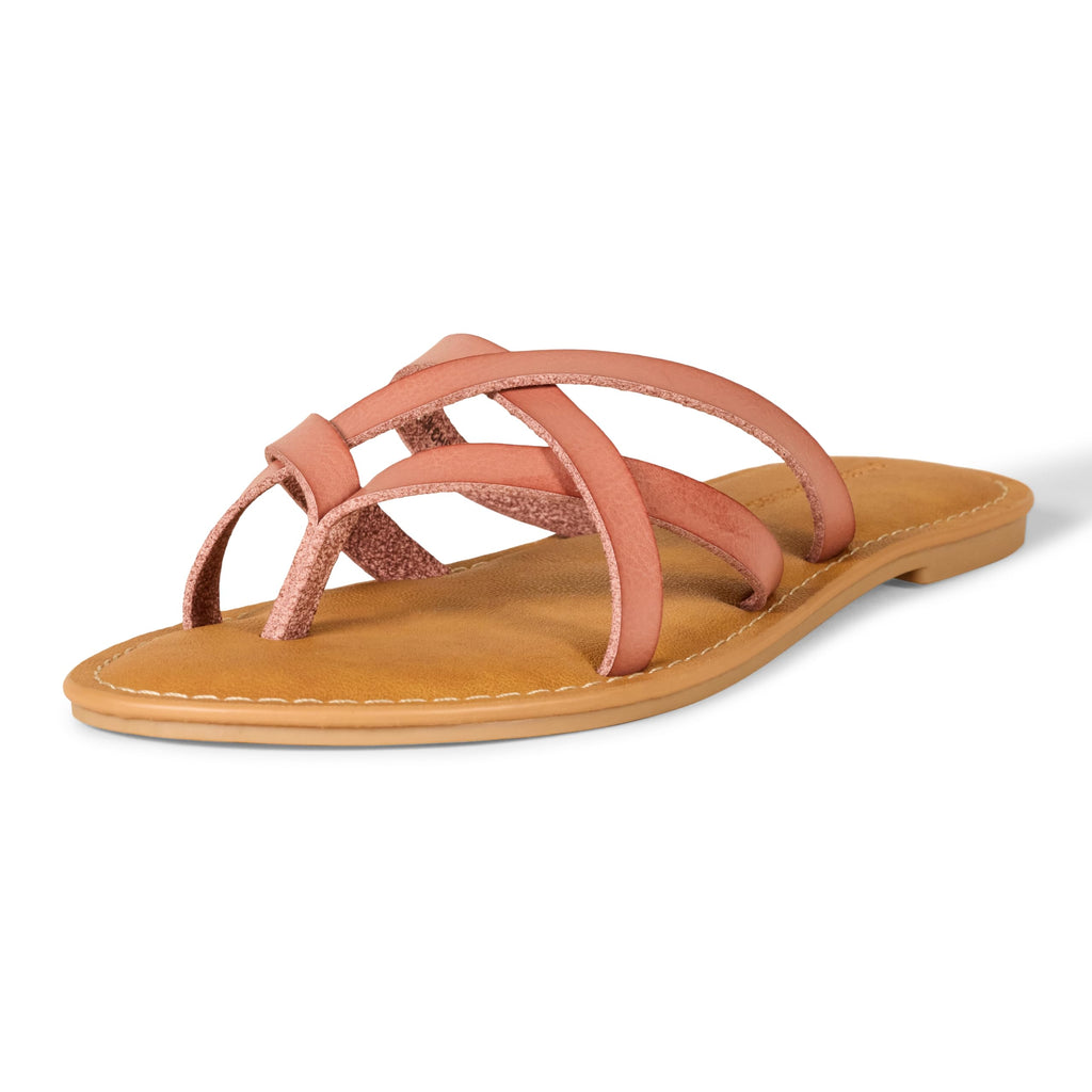 Amazon Essentials Donna Sandalo Slide Basso con Cinturino