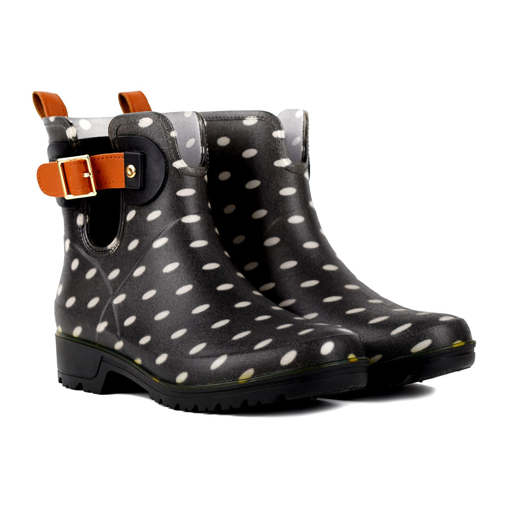 Geweo Stivali Di Gomma Donna Chelsea Uomo Impermeabile Antivento in Nero Marrone Grigio Rosso Bianco Taglia 35-43
