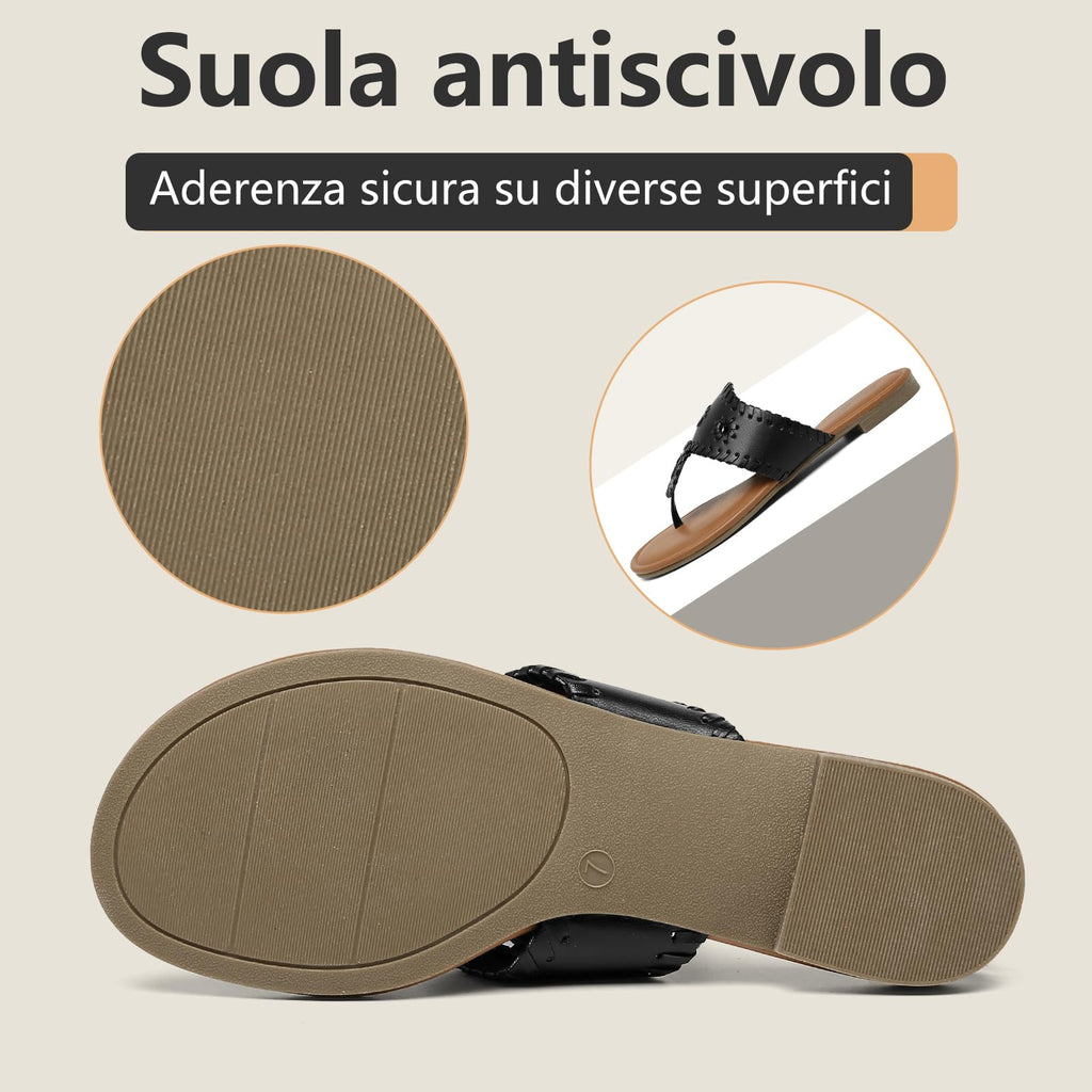 katliu Sandali Donna Infradito Estivi con Cucitura 36-42