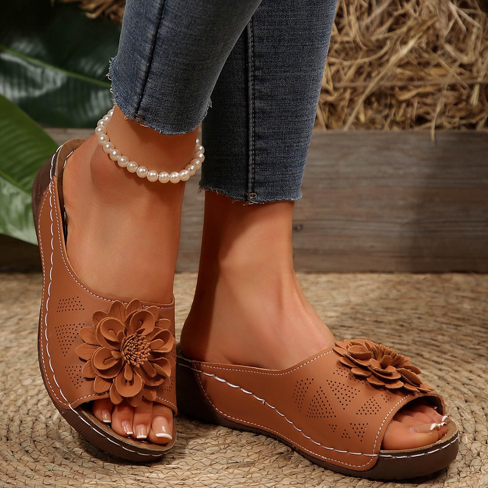Sandali Donna Ortopediche Scarpe Estive Eleganti Comodi Antiscivolo Ciabatte Leggeri Morbido Pianta Larga Sandalo Per Fascite Plantare Infradito Basso Spiaggia Doccia Gomma Pantofole