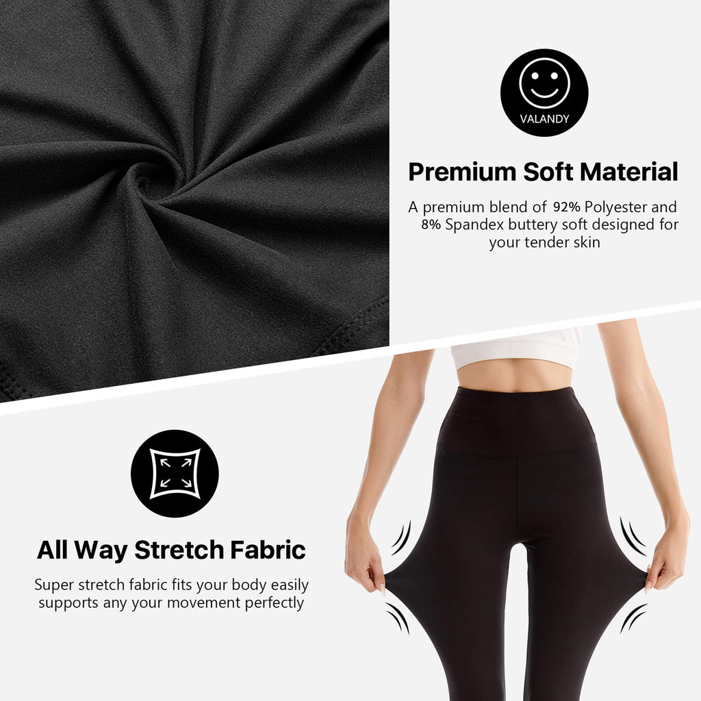 SINOPHANT 3/4 Leggins Capri Vita Alta Donna, Estivi Leggings Donna Fitness Corti Pantaloncini Yoga Coprenti Pinocchietto Opaco Elastici Morbido per Sportivi o Casual