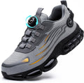 Scarpe Antinfortunistiche Uomo Donna Leggere Traspiranti Sneakers Antiscivolo Scarpe Sicurezza con Punta in Acciaio Regolazione Rapida dei Lacci 36-46 EU
