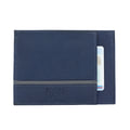 K10907DB | Portadocumenti/Carte di Credito in Vera Pelle Col. Blu
