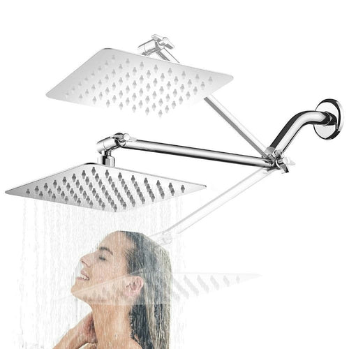 Amazon Hot 8/10/12 " Stainless Steel Shower Head Polished Chrome